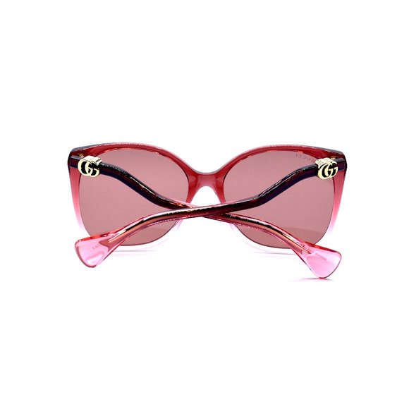 NEW GUCCI GG1010S 004 BURGUNDY RED AUTHENTIC SUNGLASSES 60-18 - Picture 9 of 13